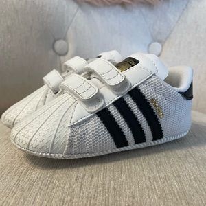 Adidas Superstar Crib Shoes - Size 4 - Baby